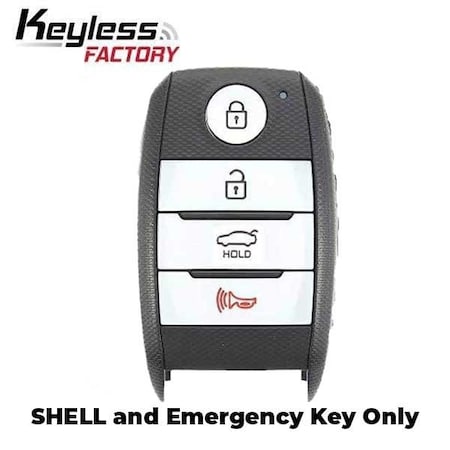 Keyless Factory 4-Button Smart Key Shell SKS-KIA-OPT